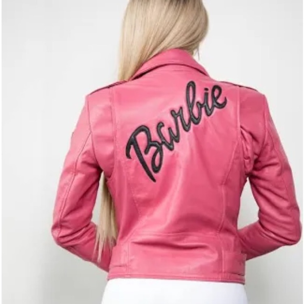 Brand New Luca Design Barbie leather jacket. Size Medium